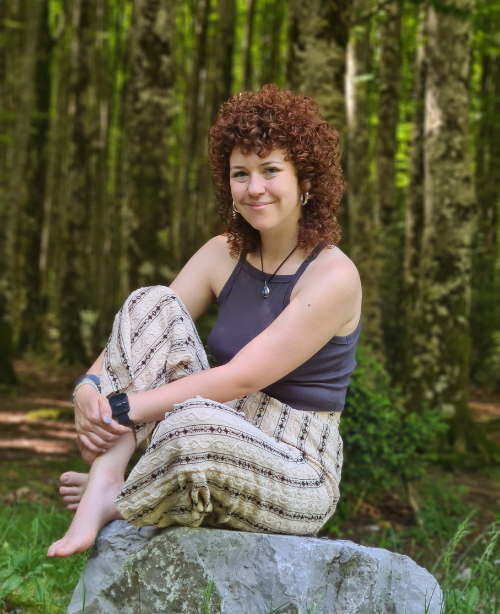 Foto frontal de María